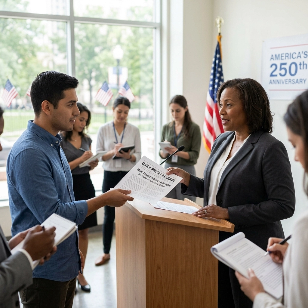Civic Transparency Matters: Why Our Daily Press Release is the Pulse of America’s 250th nmsf mxxjs