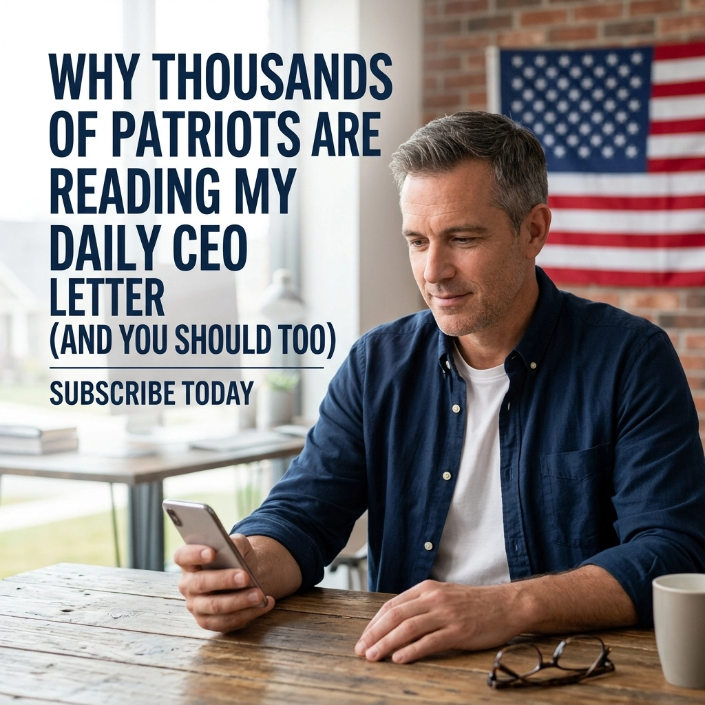 Why Thousands of Patriots Are Reading My Daily CEO Letter (And You Should Too) uv8nj8au9hd