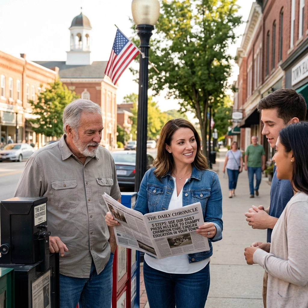5 Steps How to Use Our Daily Press Release to Champion Civic Education in Your Town 2p20yrj3azz