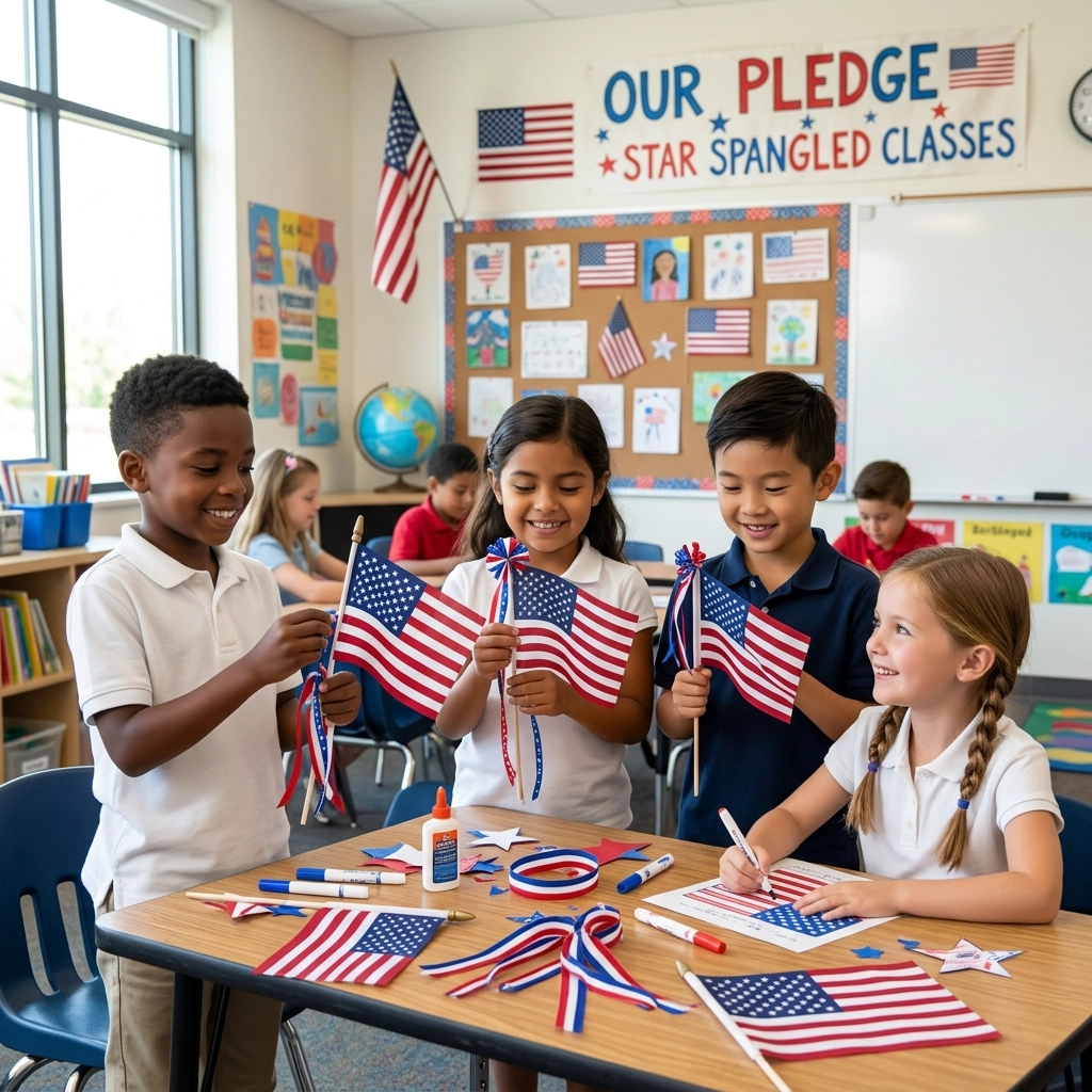 Top 10 Patriotic Classroom Ideas for Teaching the Pledge (That Kids Actually Enjoy) uzlproujp9f